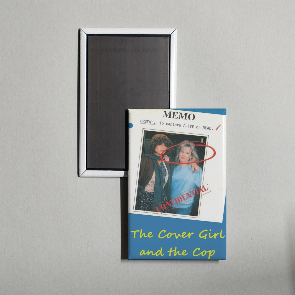 The Cover Girl and the Cop Mini Movie Fridge Magnet