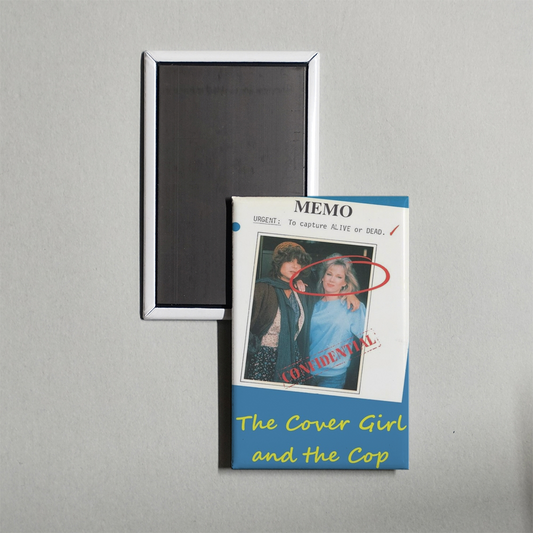 The Cover Girl and the Cop Mini Movie Fridge Magnet