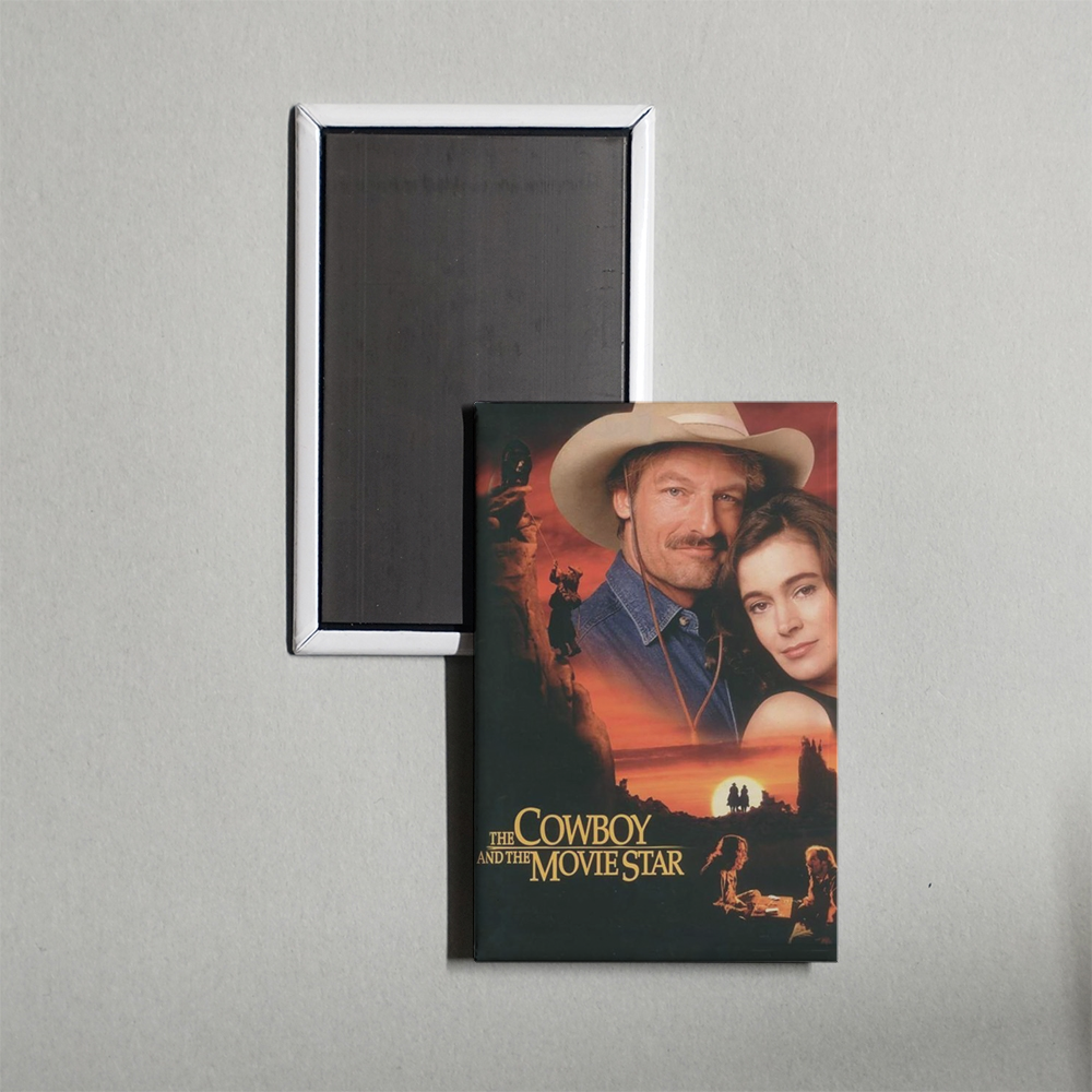 The Cowboy and the Movie Star Mini Movie Fridge Magnet