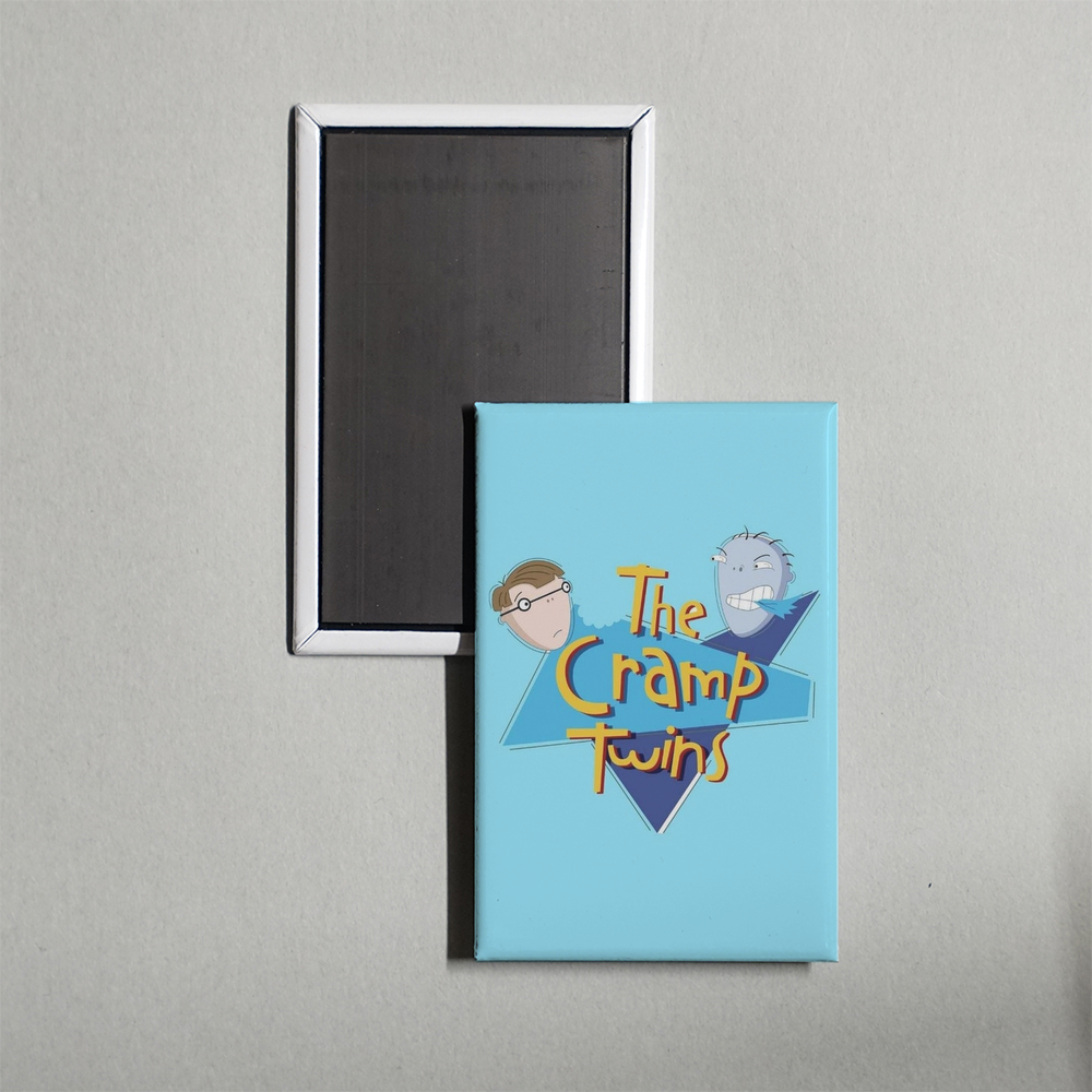 The Cramp Twins TV Show Fridge Magnet