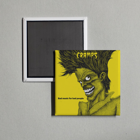 The Cramps - Bad Music For Bad People Album Cover Fridge Magnet