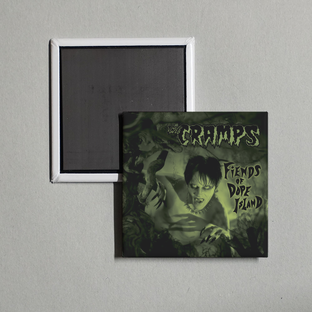 The Cramps - Fiends of Dope Island Album Cover Fridge Magnet