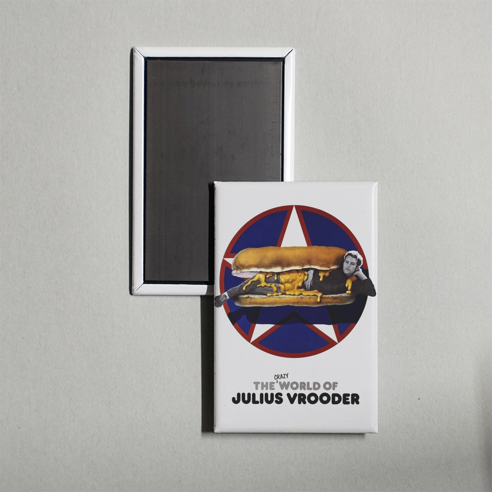 The Crazy World of Julius Vrooder Mini Movie Fridge Magnet