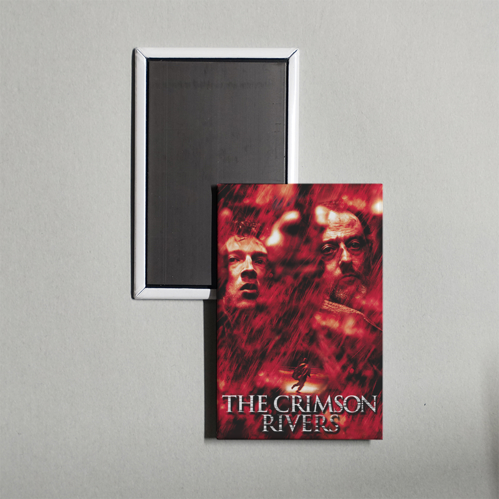 The Crimson Rivers Mini Movie Fridge Magnet