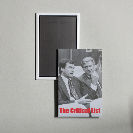 The Critical List TV Show Fridge Magnet