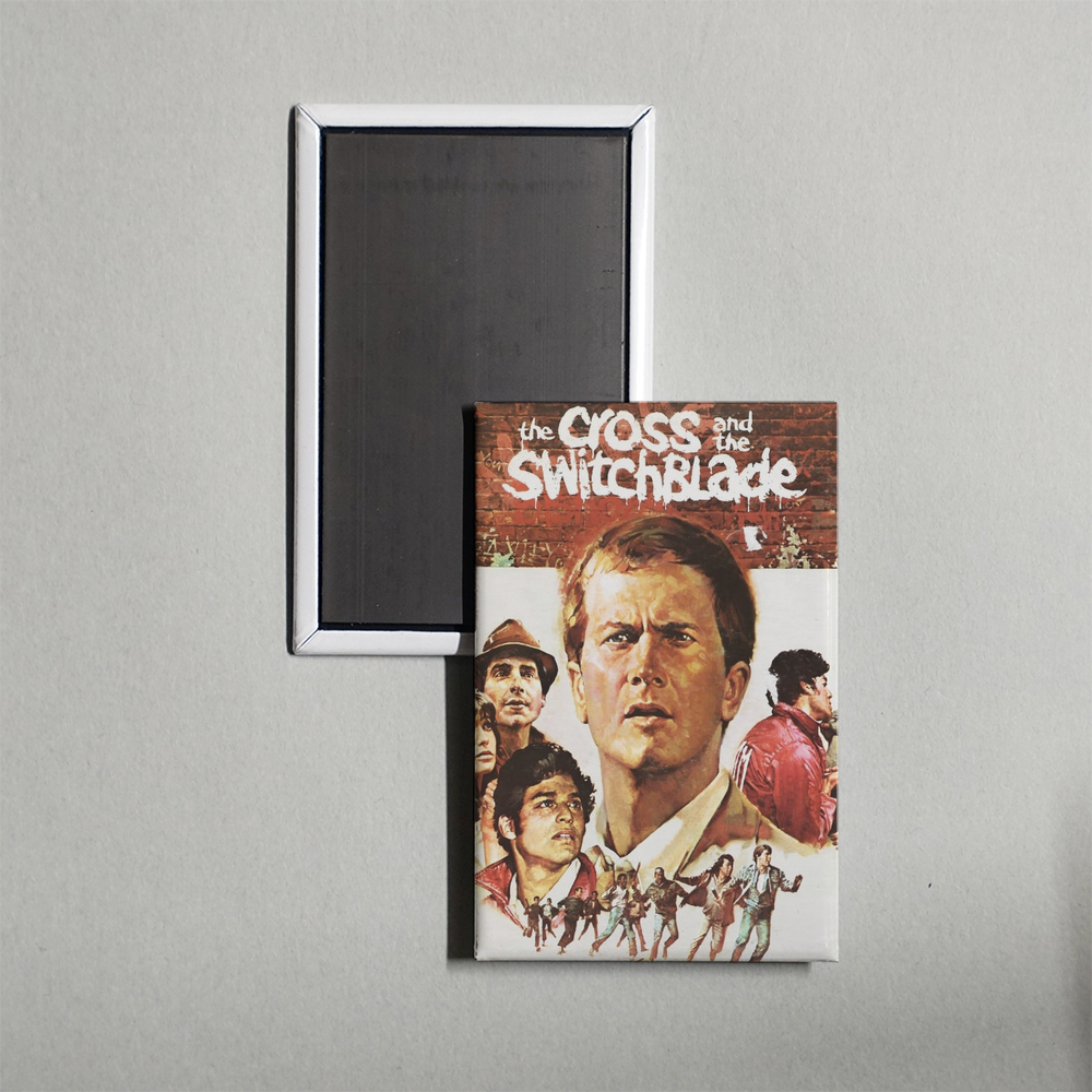 The Cross and the Switchblade Mini Movie Fridge Magnet