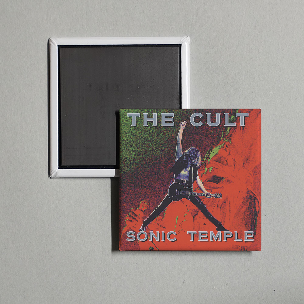 The Cult - Sonic Temple Album Cover Fridge Magnet
