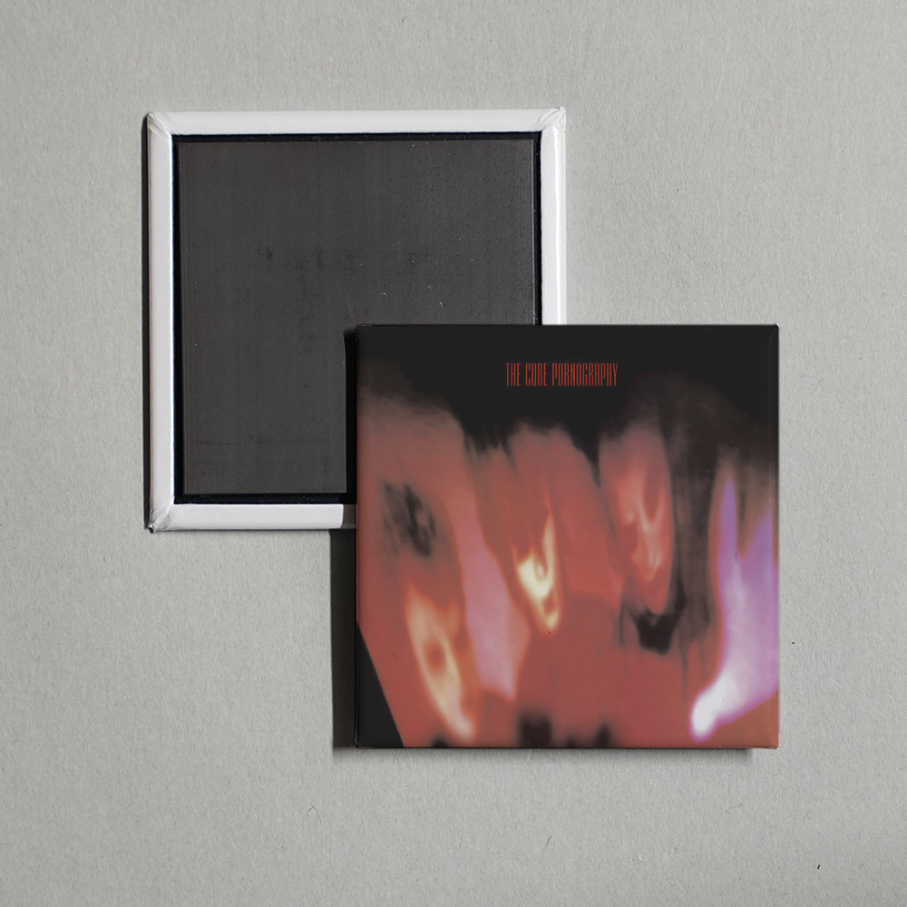 The Cure - Pornography Album Cover Fridge Magnet