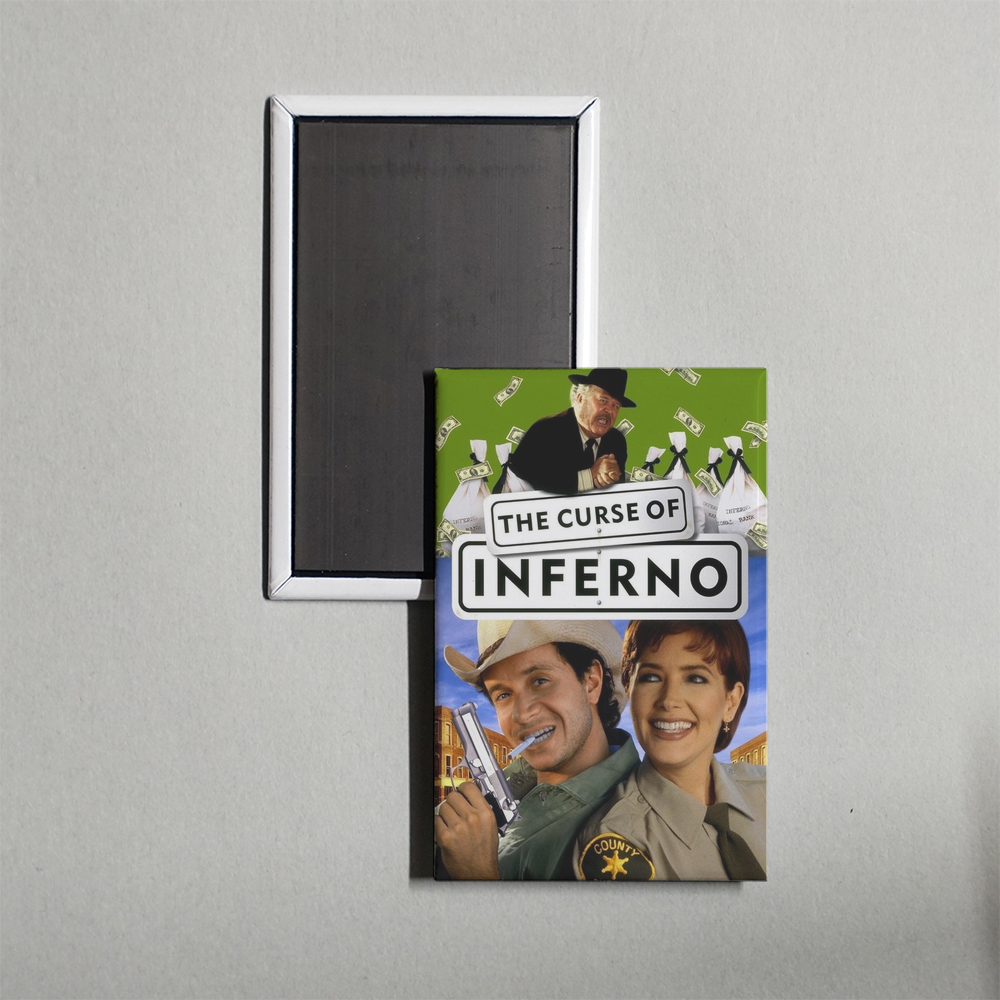 The Curse of Inferno Mini Movie Fridge Magnet