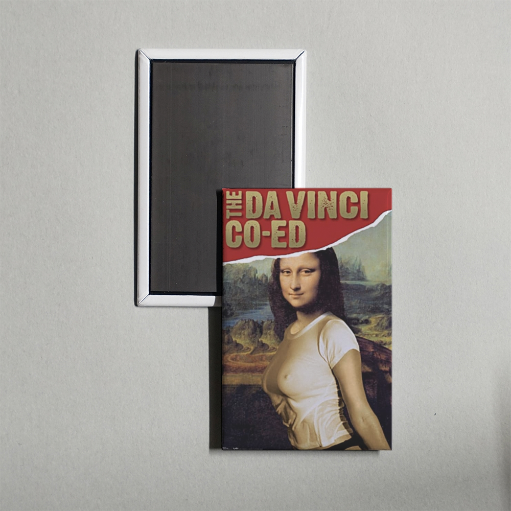 The Da Vinci Coed Mini Movie Fridge Magnet