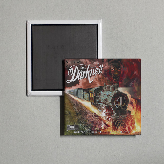 The Darkness - One Way Ticket to Hell... and Back Album Cover Fridge Magnet
