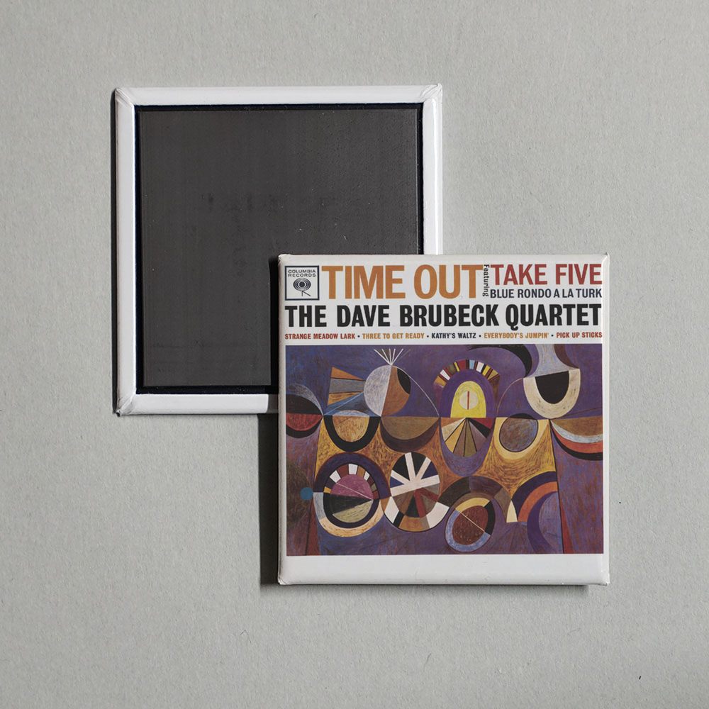 The Dave Brubeck Quartet - Time Out Album Cover Fridge Magnet