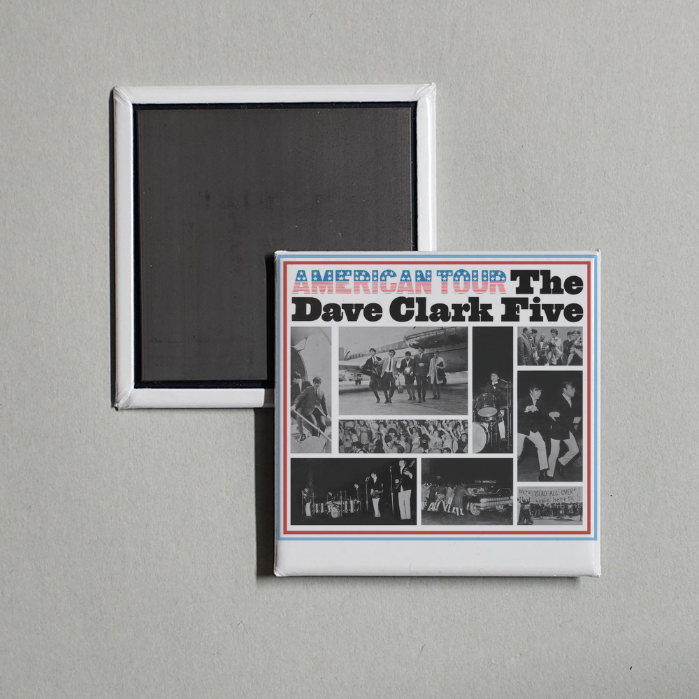 The Dave Clark Five - American Tour (2019 - Remaster) Album Cover Fridge Magnet
