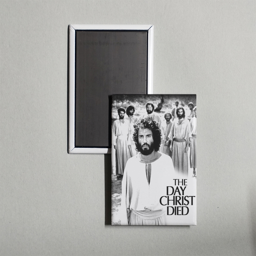 The Day Christ Died Mini Movie Fridge Magnet