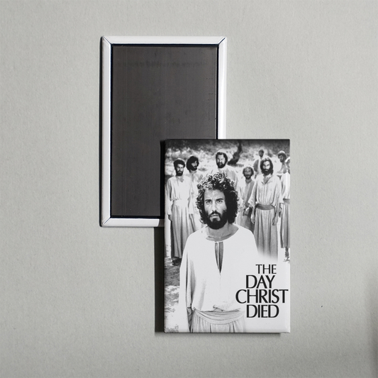 The Day Christ Died Mini Movie Fridge Magnet