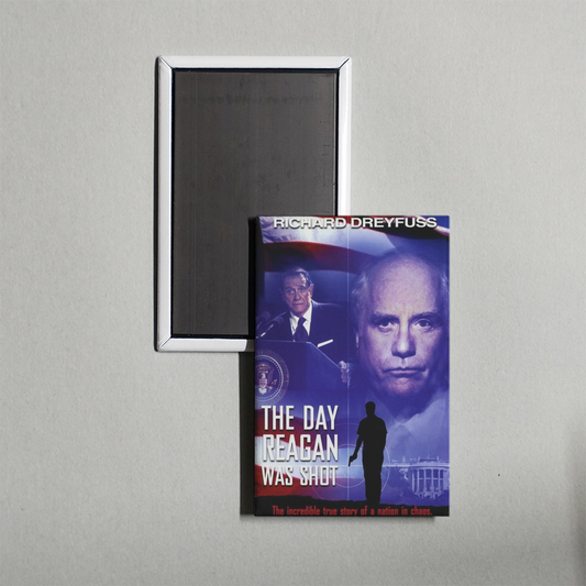 The Day Reagan Was Shot Mini Movie Fridge Magnet