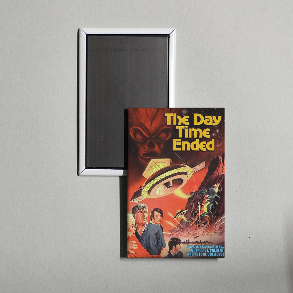 The Day Time Ended Mini Movie Fridge Magnet