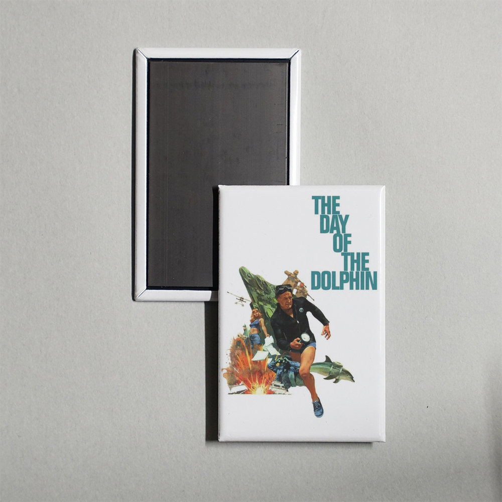 The Day of the Dolphin Mini Movie Fridge Magnet