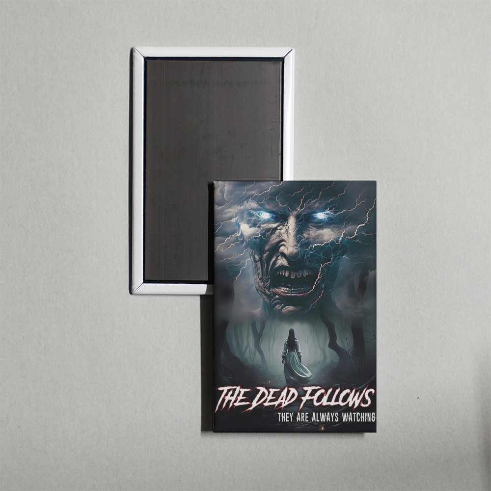 The Dead Follows Mini Movie Fridge Magnet