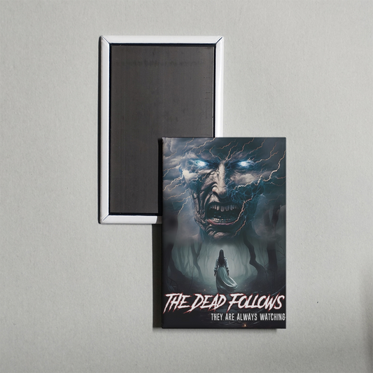 The Dead Follows Mini Movie Fridge Magnet