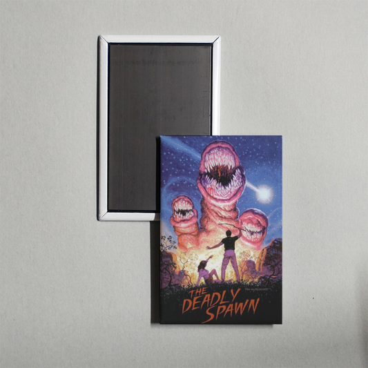 The Deadly Spawn Mini Movie Fridge Magnet