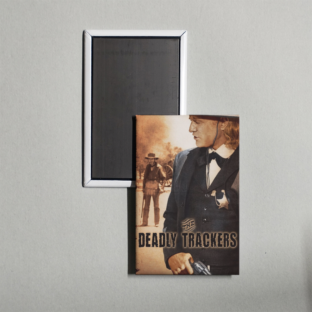 The Deadly Trackers Mini Movie Fridge Magnet
