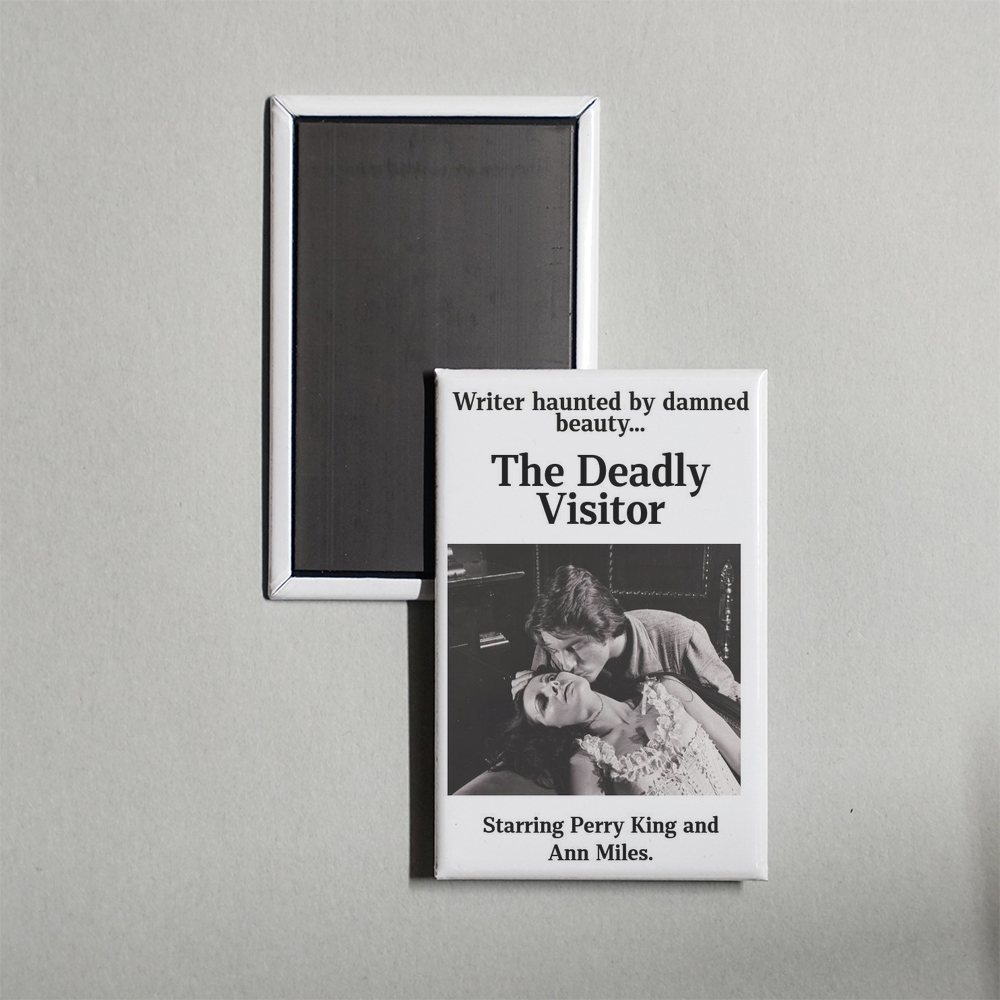 The Deadly Visitor Mini Movie Fridge Magnet