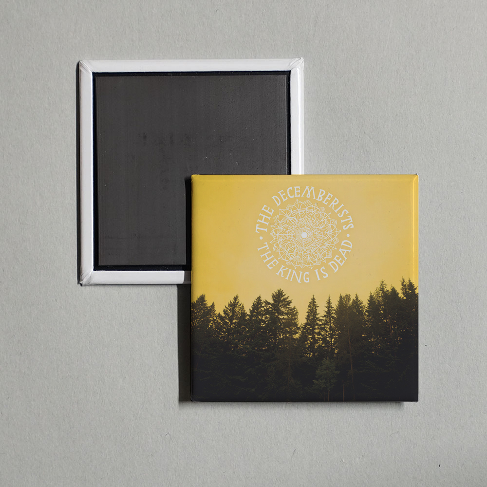 The Decemberists - The King Is Dead Album Cover Fridge Magnet