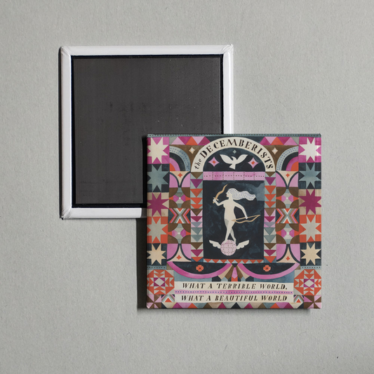 The Decemberists - What A Terrible World, What A Beautiful World Album Cover Fridge Magnet