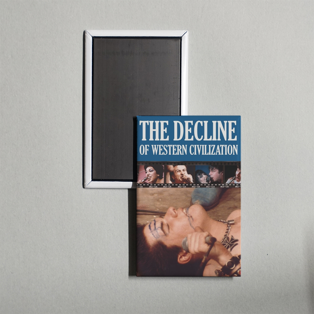 The Decline of Western Civilization Mini Movie Fridge Magnet
