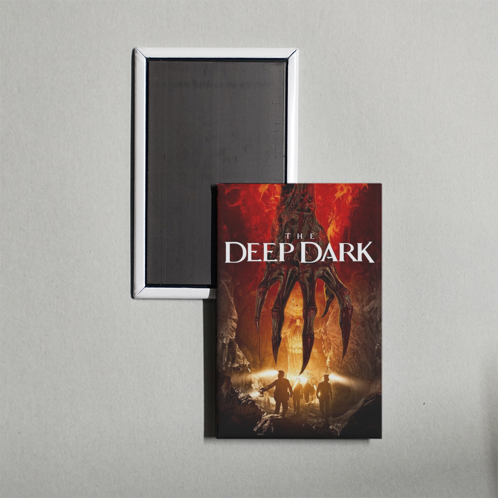 The Deep Dark Mini Movie Fridge Magnet