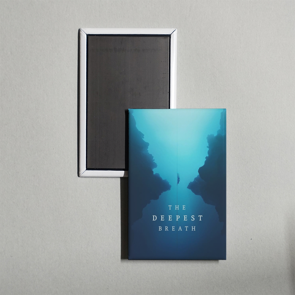 The Deepest Breath Mini Movie Fridge Magnet