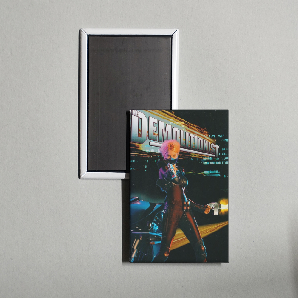 The Demolitionist Mini Movie Fridge Magnet