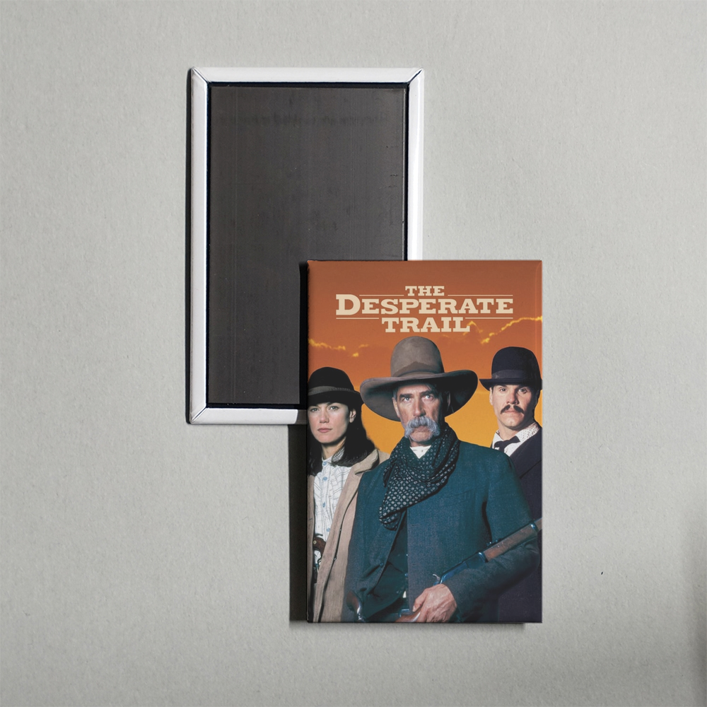 The Desperate Trail Mini Movie Fridge Magnet