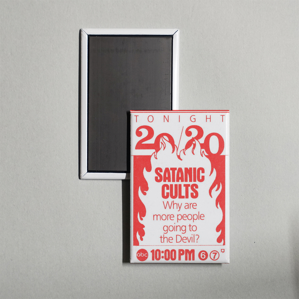 The Devil Worshippers Mini Movie Fridge Magnet
