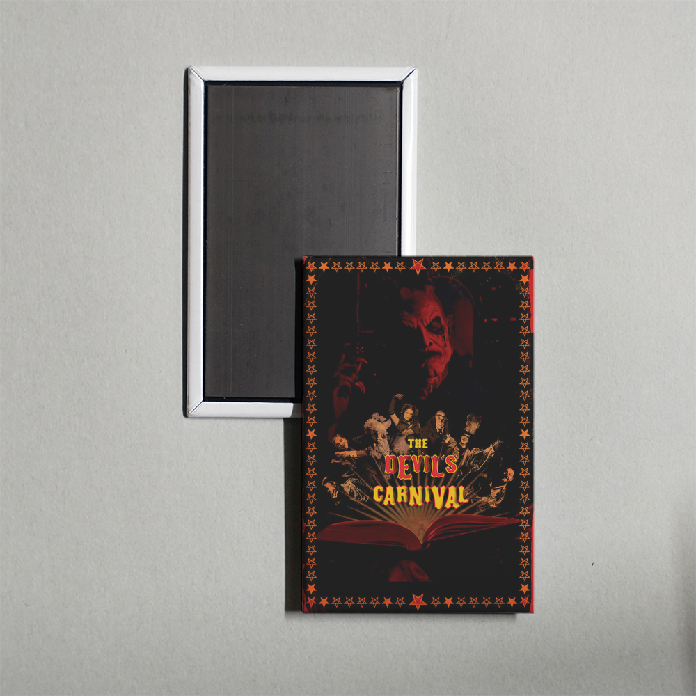 The Devil's Carnival Mini Movie Fridge Magnet