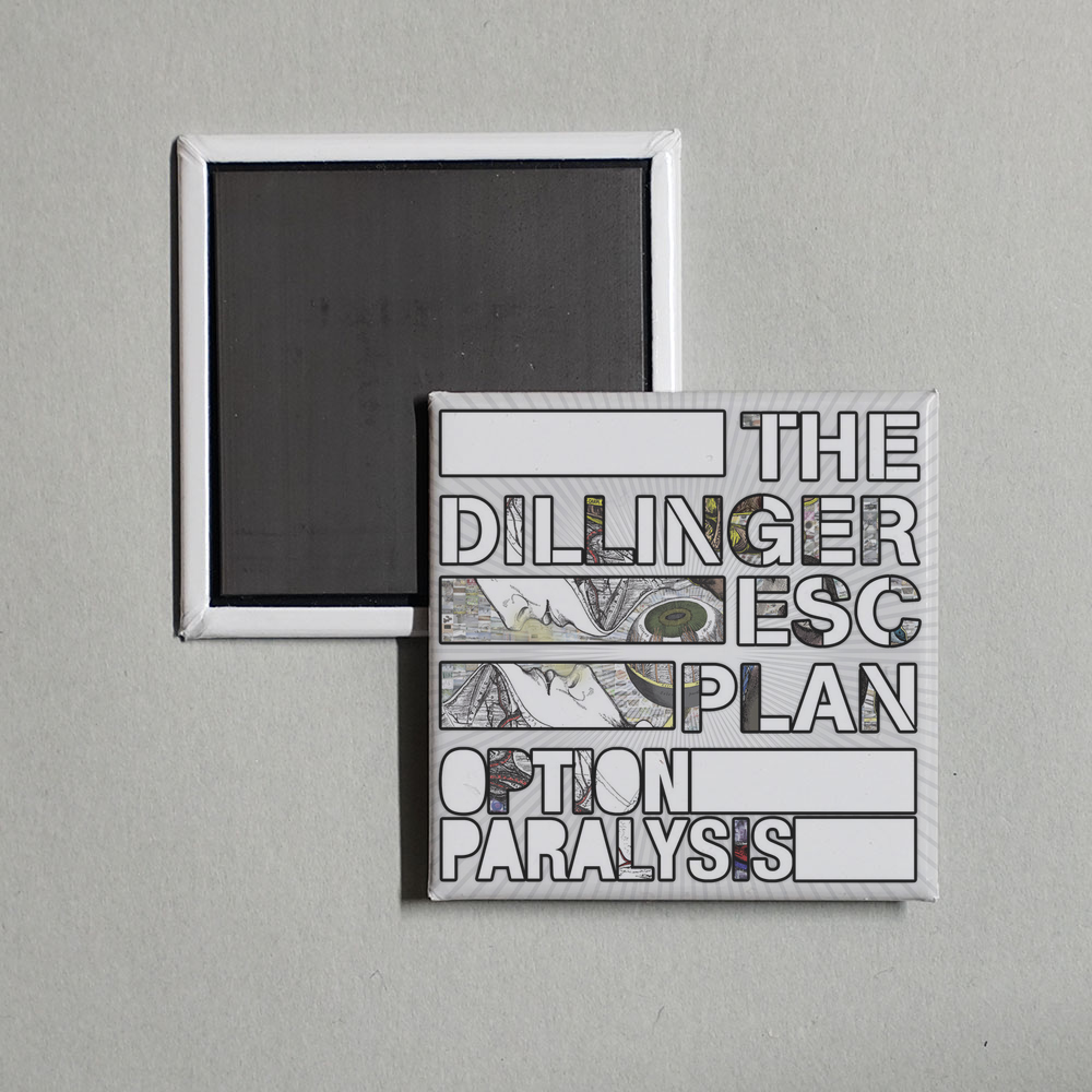 The Dillinger Escape Plan - Option Paralysis Album Cover Fridge Magnet