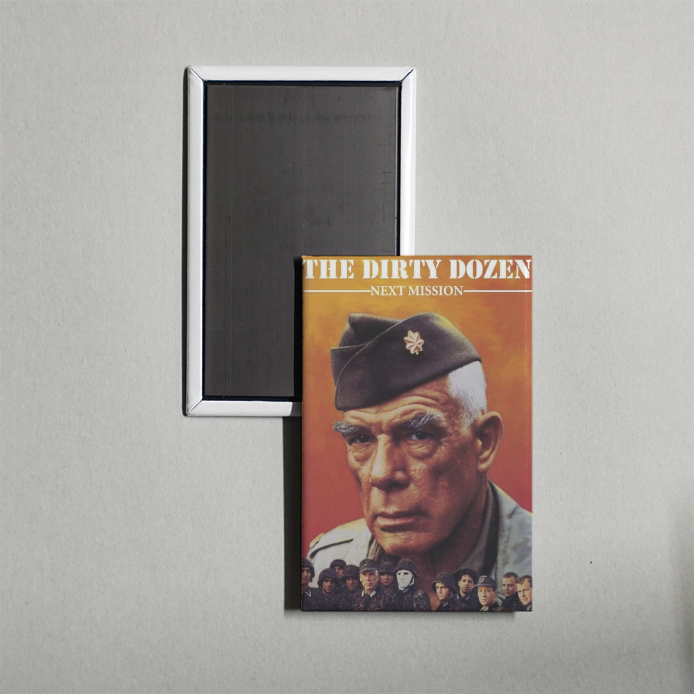 The Dirty Dozen Next Mission Mini Movie Fridge Magnet