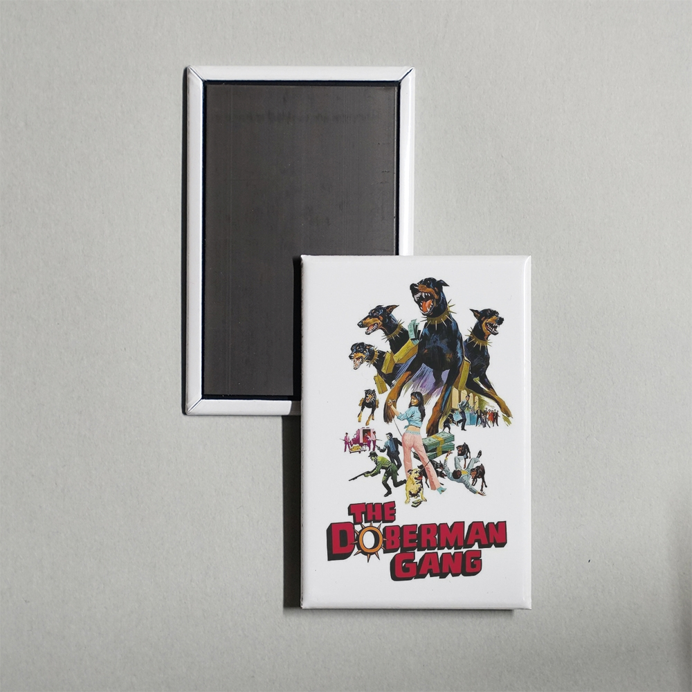 The Doberman Gang Mini Movie Fridge Magnet