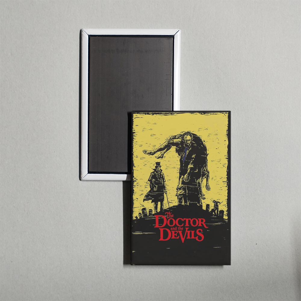 The Doctor and the Devils Mini Movie Fridge Magnet