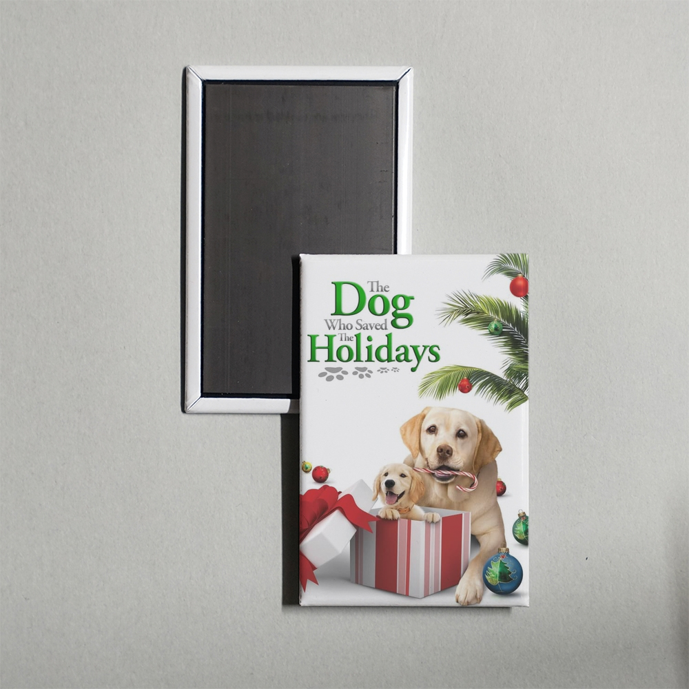 The Dog Who Saved the Holidays Mini Movie Fridge Magnet