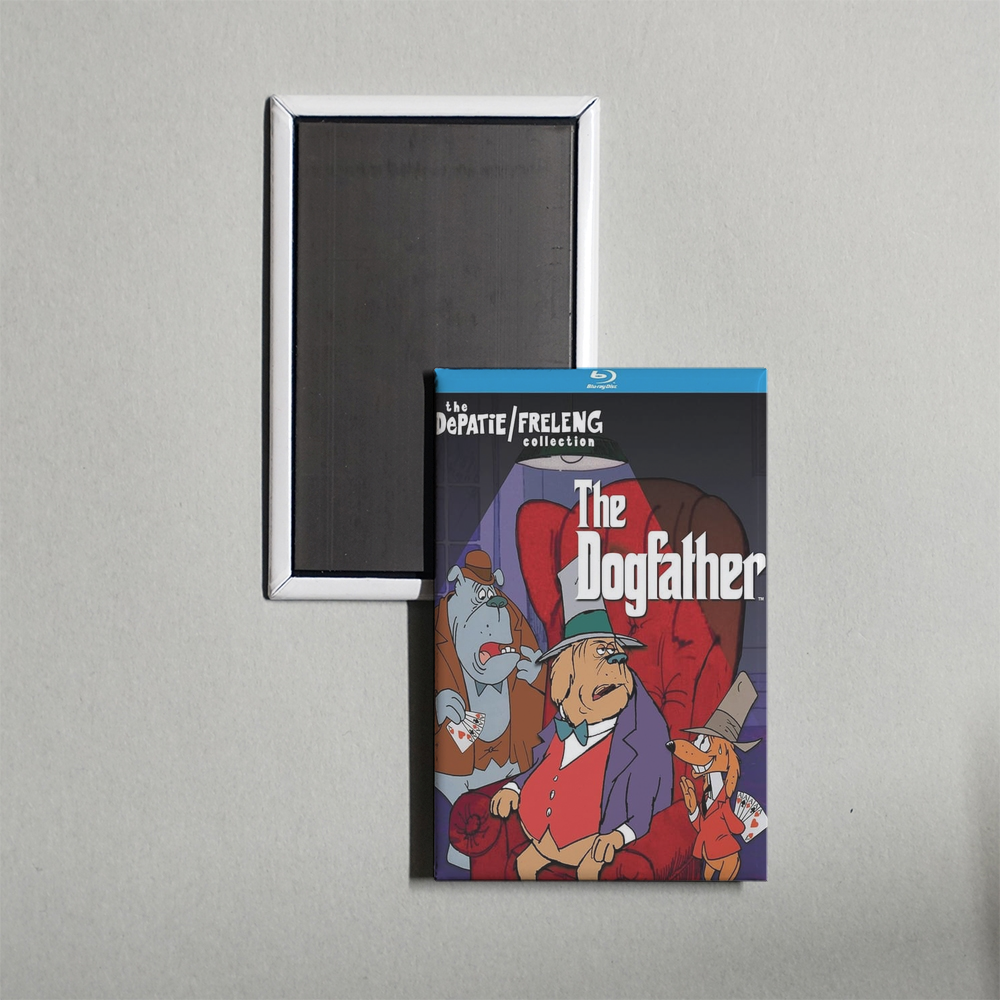 The Dogfather Mini Movie Fridge Magnet