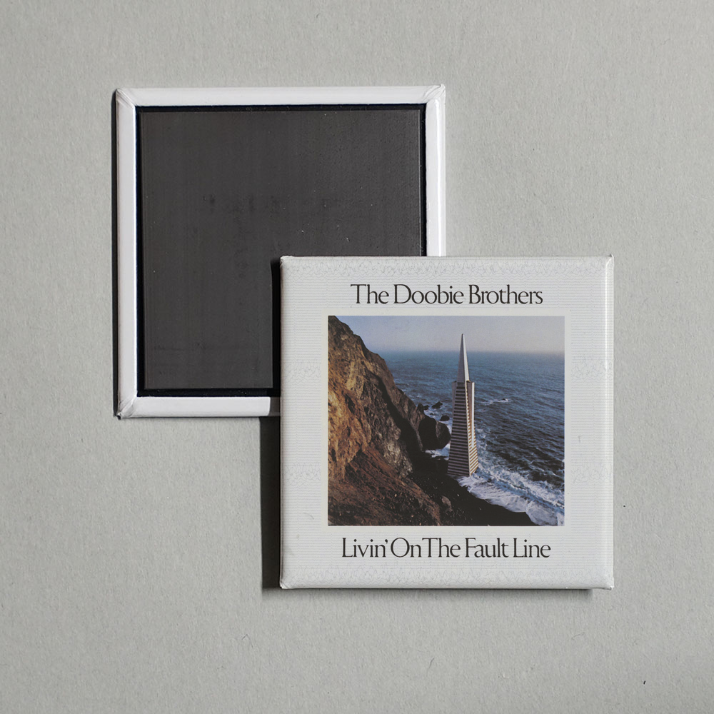 The Doobie Brothers - Livin' on the Fault Line Album Cover Fridge Magnet