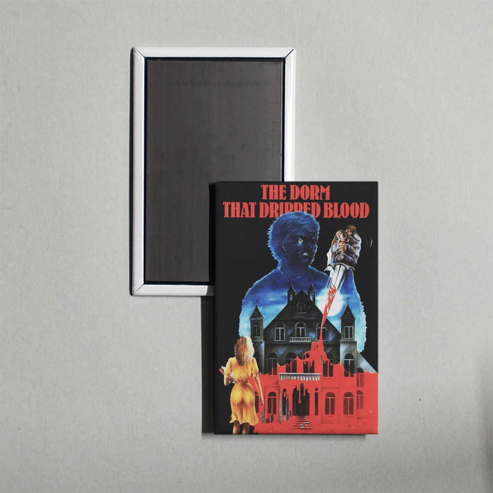 The Dorm That Dripped Blood Mini Movie Fridge Magnet