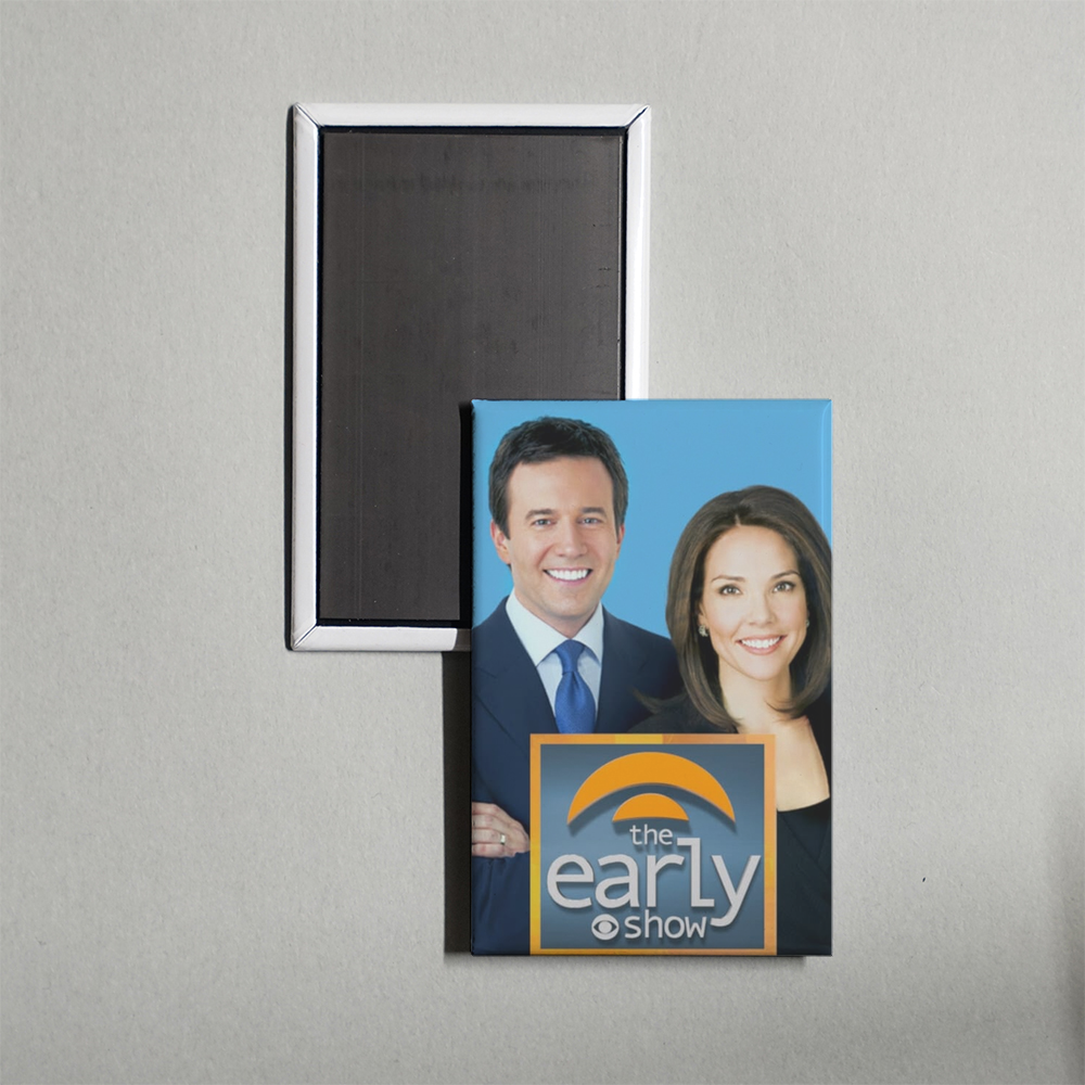 The Early Show TV Show Fridge Magnet