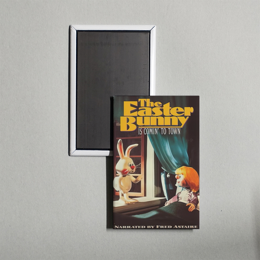 The Easter Bunny Is Comin' to Town Mini Movie Fridge Magnet