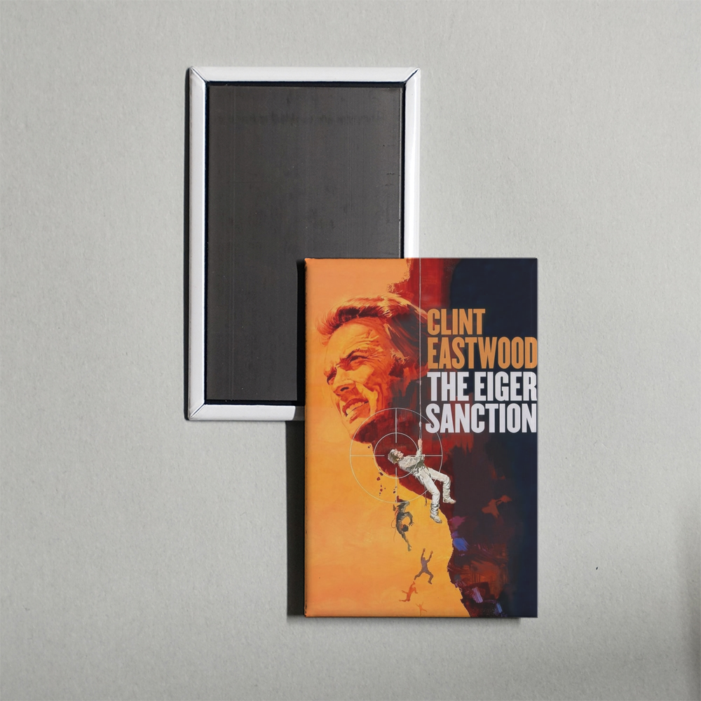 The Eiger Sanction Mini Movie Fridge Magnet