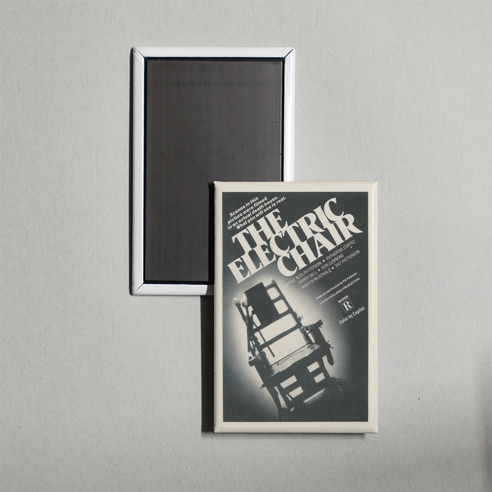 The Electric Chair Mini Movie Fridge Magnet