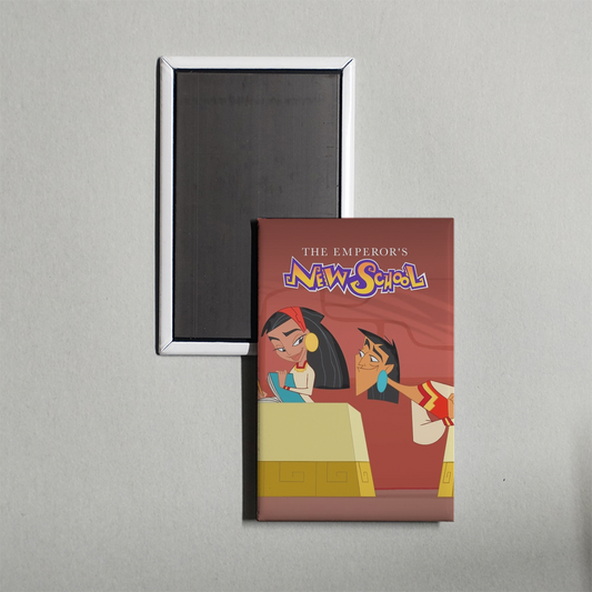 The Emperor's New School TV Show Fridge Magnet