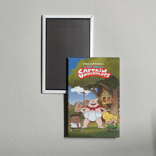 The Epic Tales of Captain Underpants TV Show Fridge Magnet